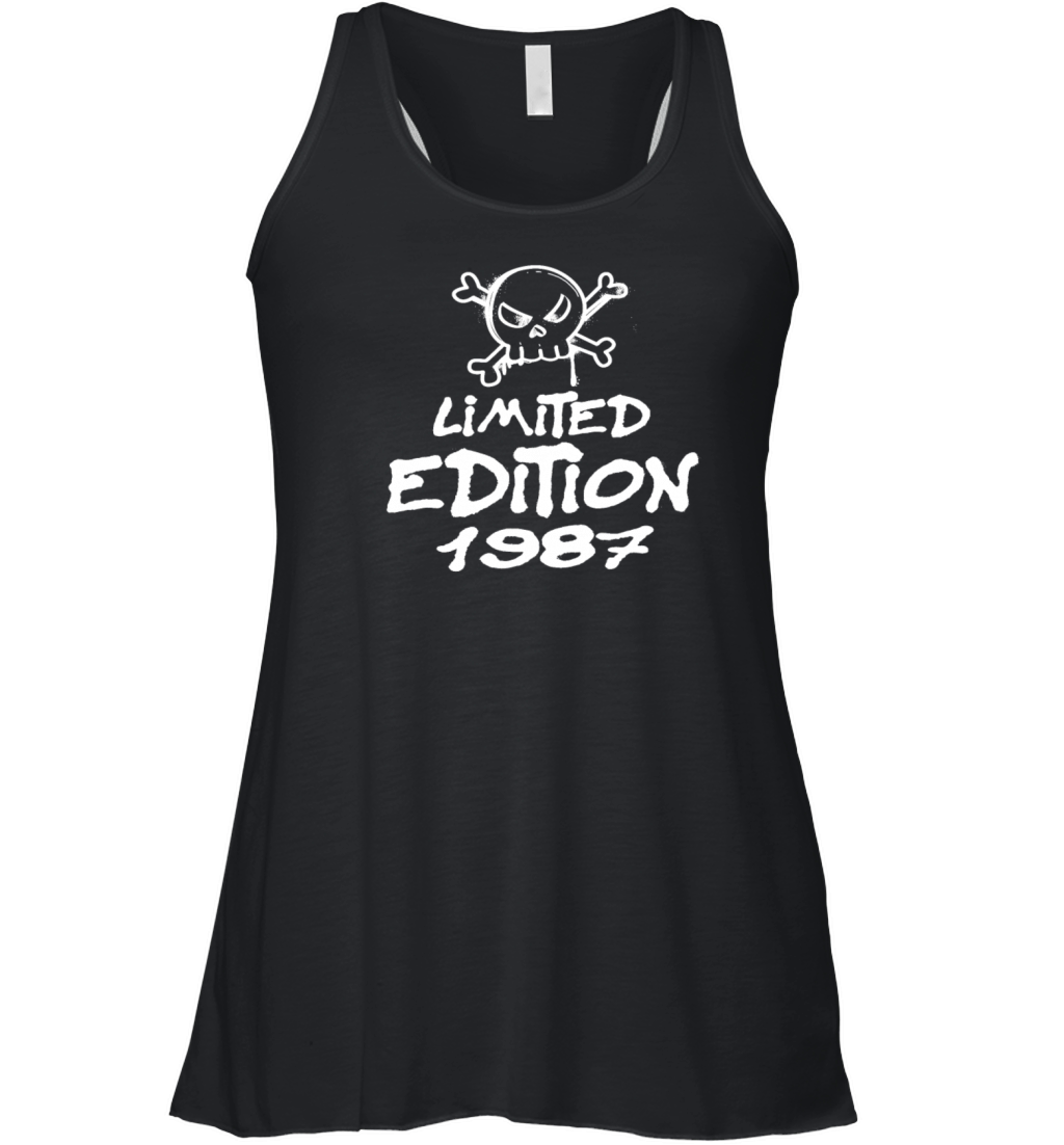 Limited Edition 1987 Birthday 1987 Born Women's Flowy Tank Top