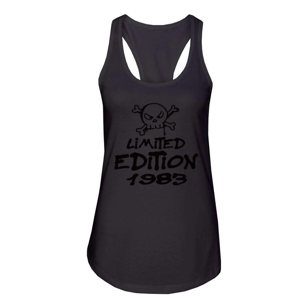 Limited Edition 1983 Birthday 1983 Born Women's Racerback Tank