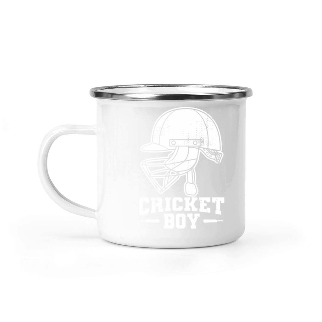 Boy Who Plays Cricket Camping Mug