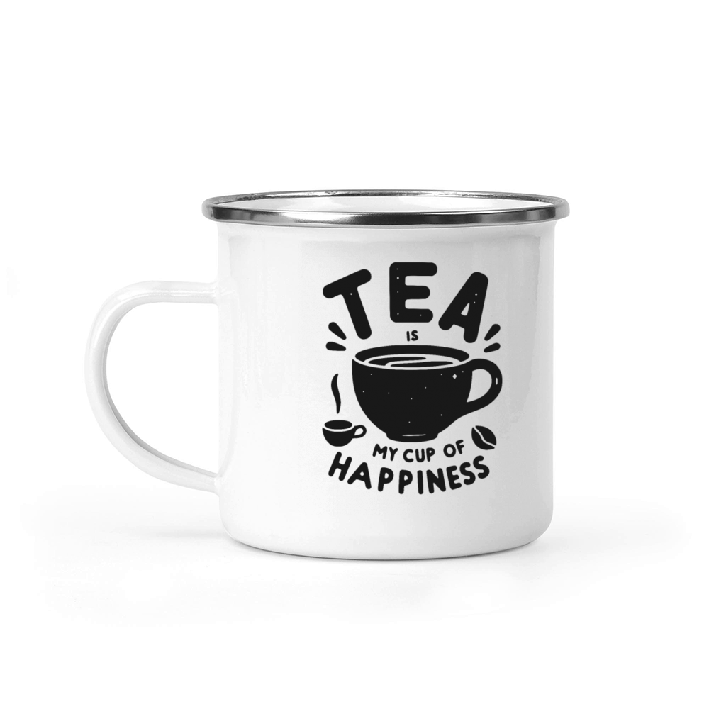 Tea is My Cup of Happiness Camping Mug