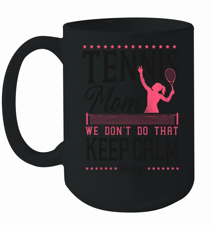 Funny Tennis Player Racket Mom Ceramic Mug