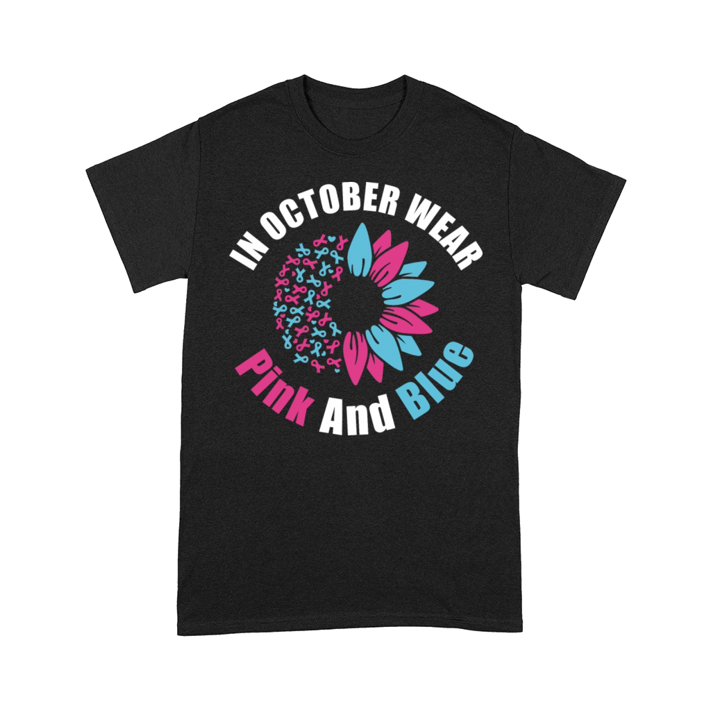 In October Wear Pink Blue Comfort T-shirt
