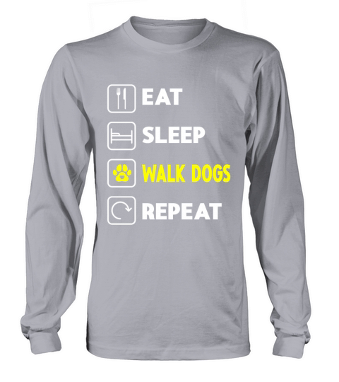 Dog Walker Professional Pet Sitter Dog Walking Long sleeved Unisex