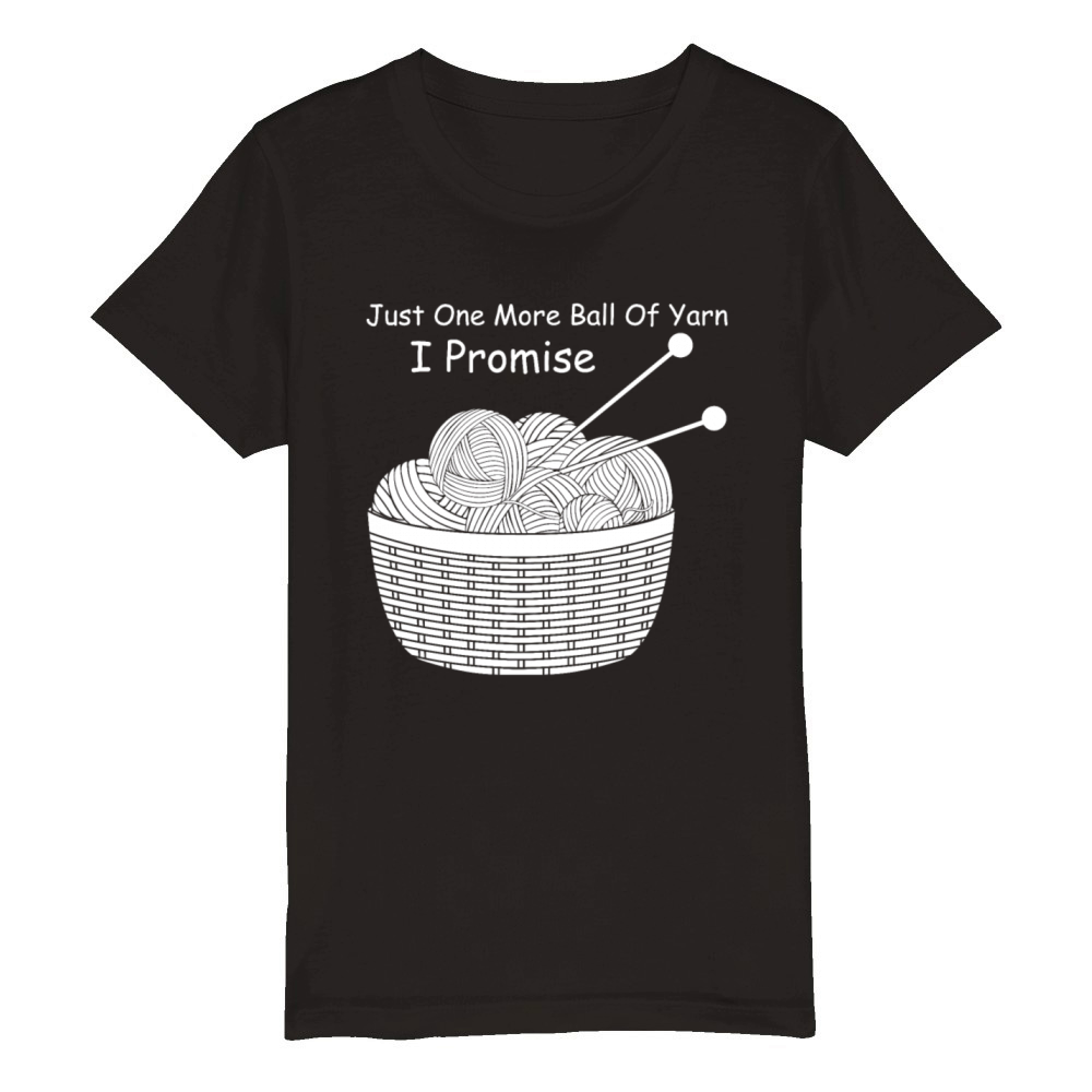 Just one more ball of yarn I promise - Crochet Lov Organic Kids Crewneck T-shirt