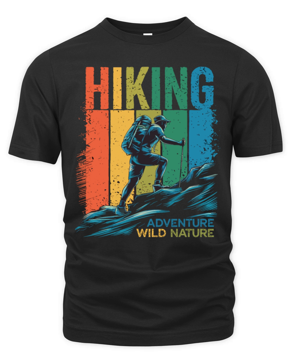 Hiking Adventure Wild Nature for a Hiker Organic Unisex T-shirt