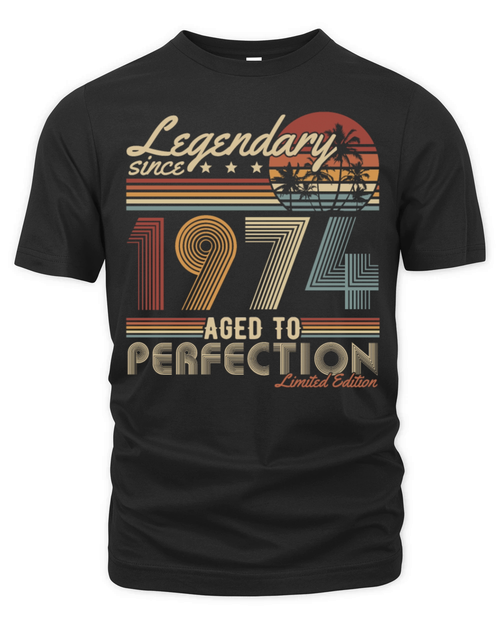 Legendary since 1974 Vintage Retro 50th birthday Organic Unisex T-shirt