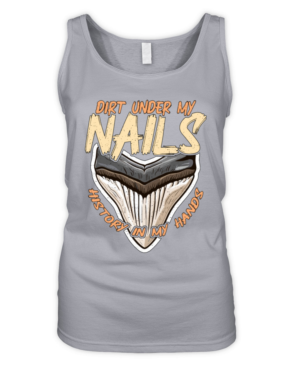 Fossil Hunter Dirt Under My Nails Fossil Collector Organic Women's Tank Top