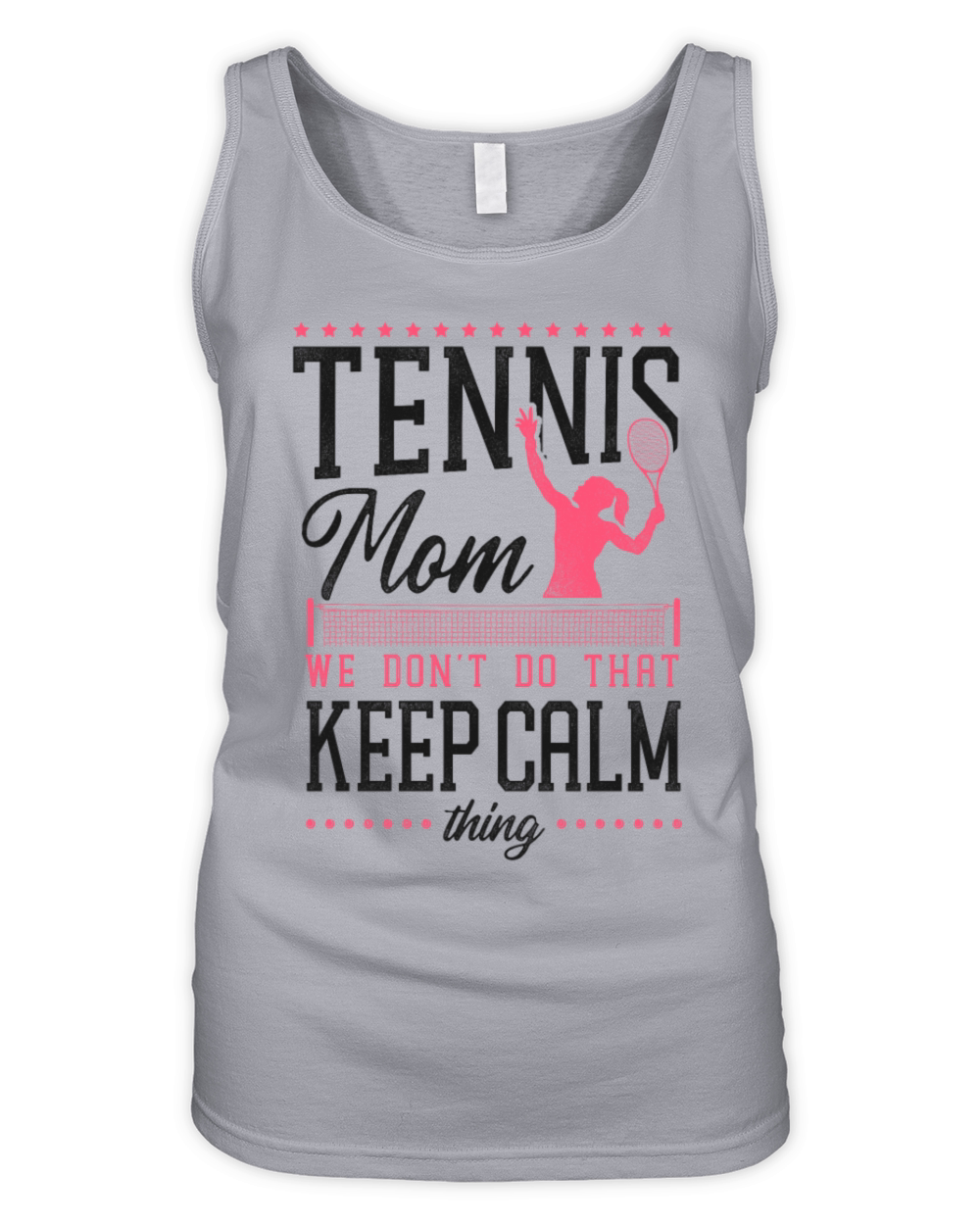Funny Tennis Player Racket Mom Organic Women's Tank Top