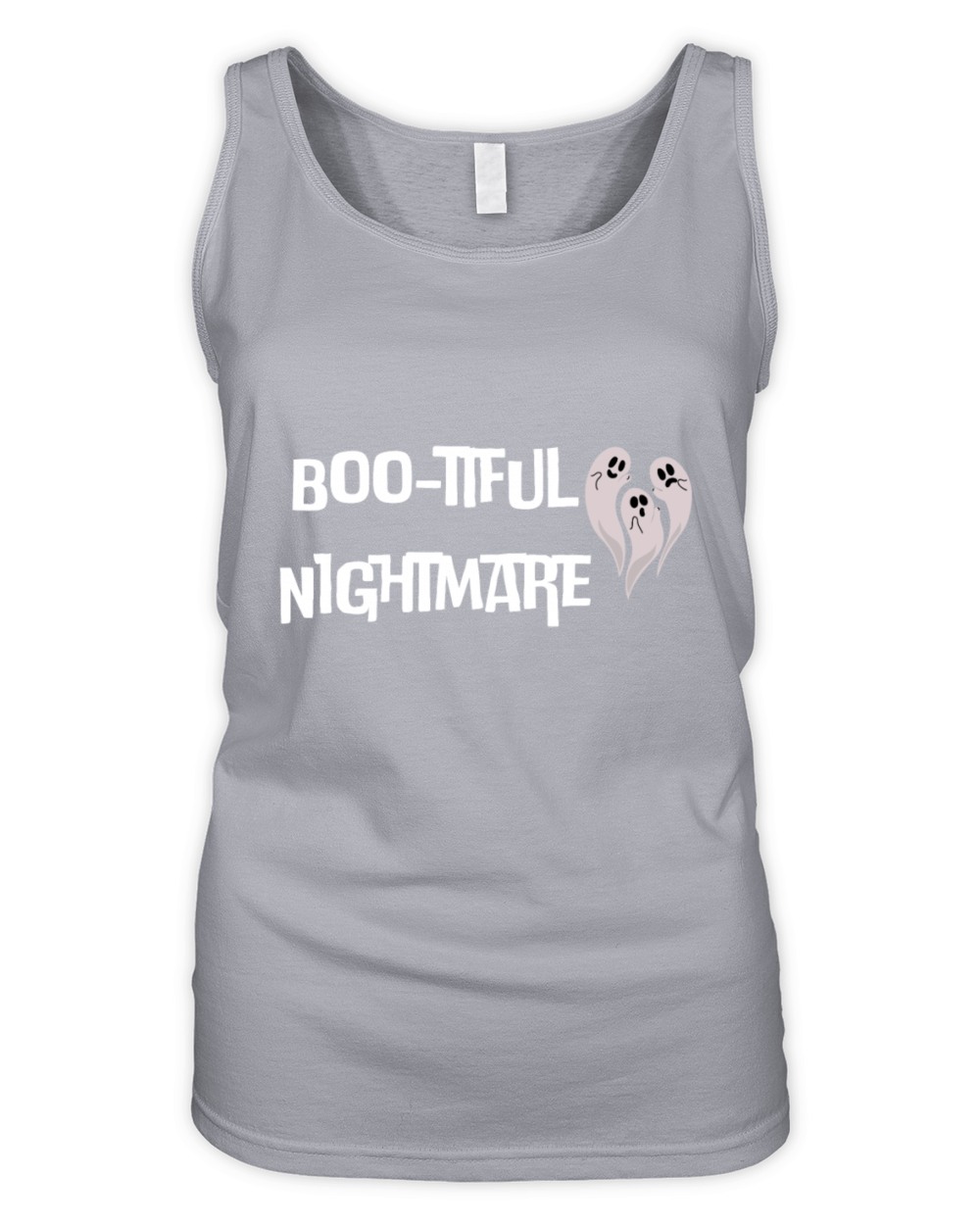 Halloween Unisex Tee - Boo-tiful Nightmare Design Organic Women's Tank Top
