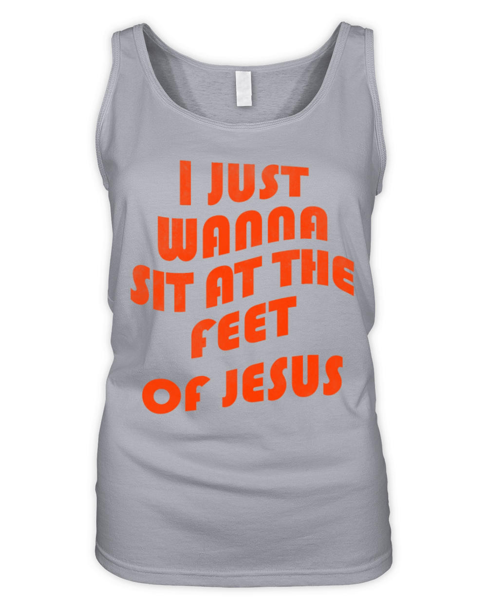 I just wanna sit at the feet of Jesus vintage Organic Women's Tank Top