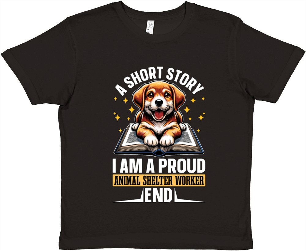 Animal Shelter A Short Story I Am A Veterinarian Premium Kids Crewneck T-shirt