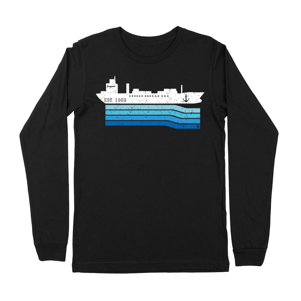 Cargo Ship Est 1905 Vintage Premium Long Sleeve