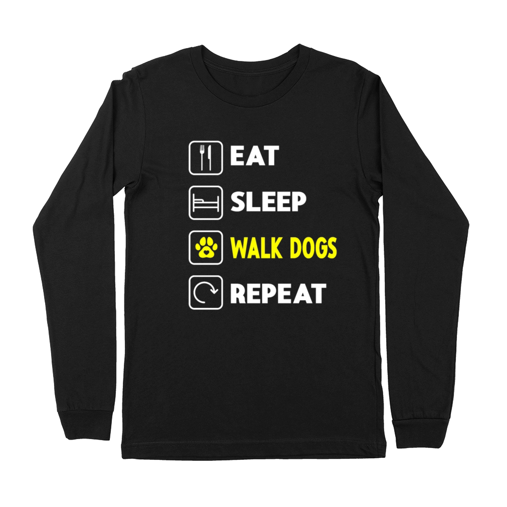 Dog Walker Professional Pet Sitter Dog Walking Premium Long Sleeve