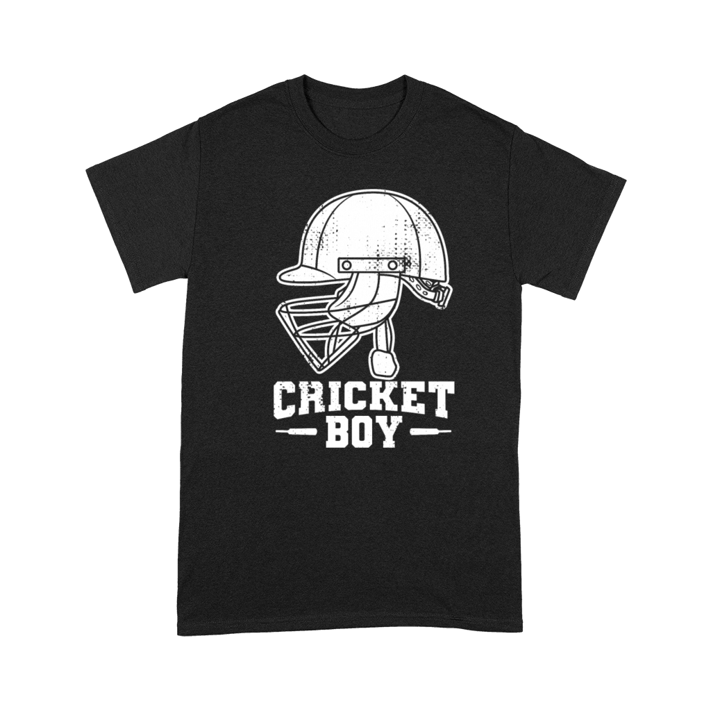 Boy Who Plays Cricket Premium T-shirt