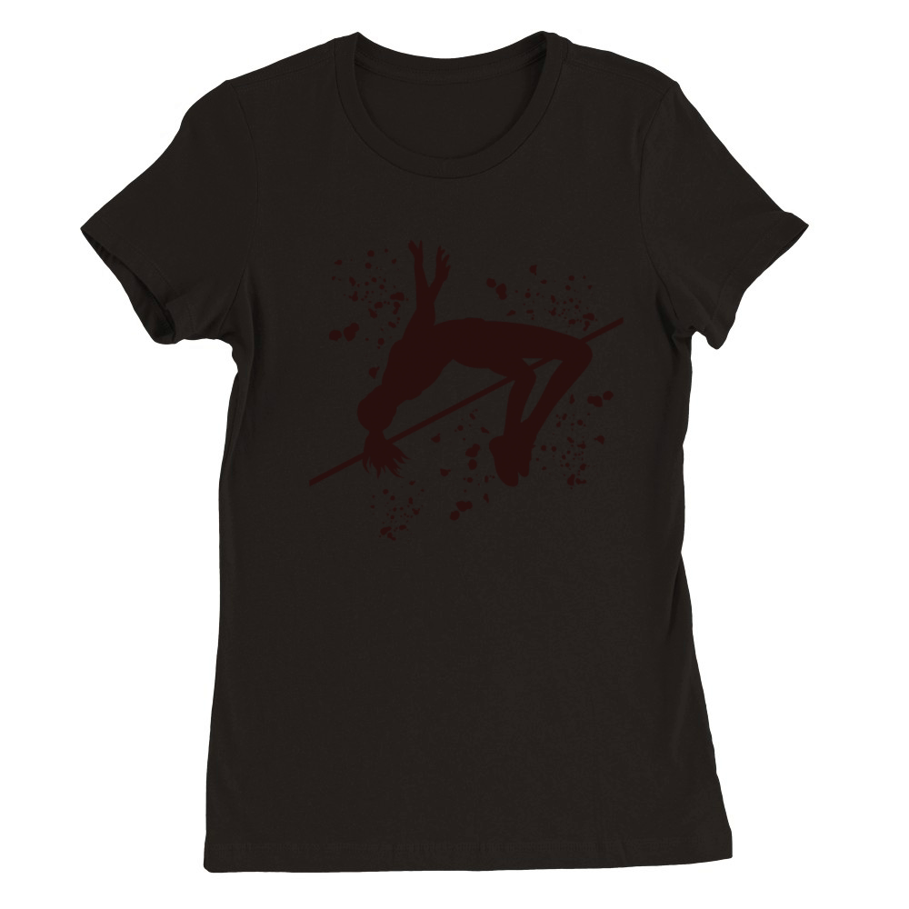 High Jumper High Jumping High Jump Premium Womens Crewneck T-shirt
