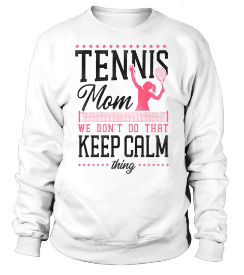 Funny Tennis Player Racket Mom Sweatshirt Unisex