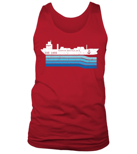Cargo Ship Est 1905 Vintage Tank Top Unisex