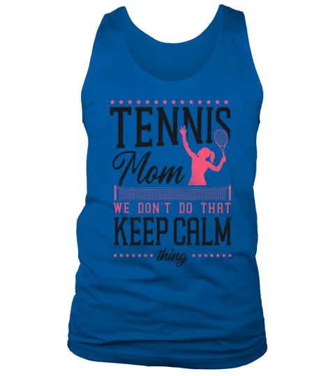 Funny Tennis Player Racket Mom Tank Top Unisex