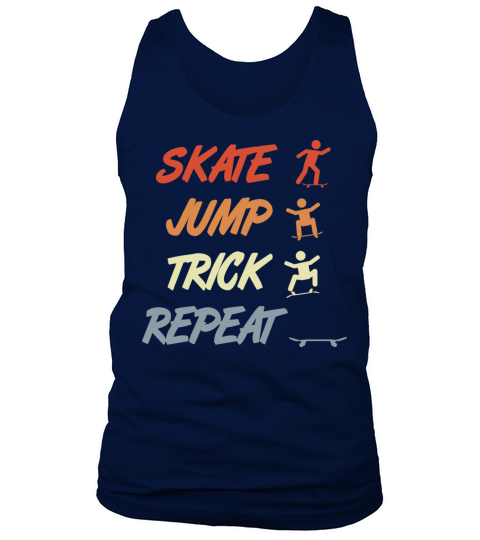 Vintage Skateboarding Saying Tank Top Unisex