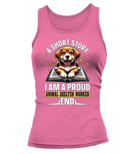 Animal Shelter A Short Story I Am A Veterinarian Tank top Woman