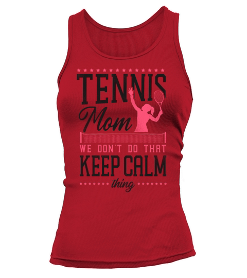 Funny Tennis Player Racket Mom Tank top Woman