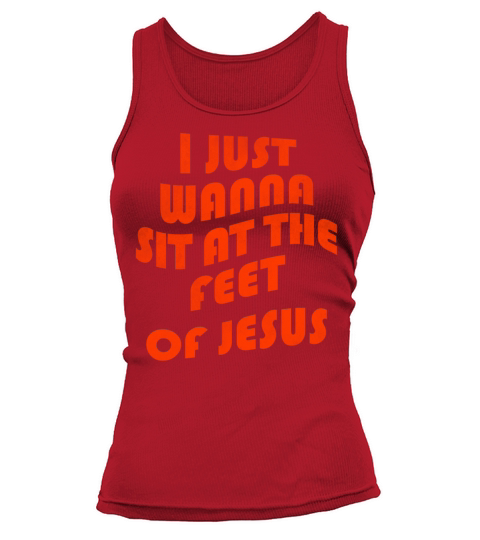 I just wanna sit at the feet of Jesus vintage Tank top Woman