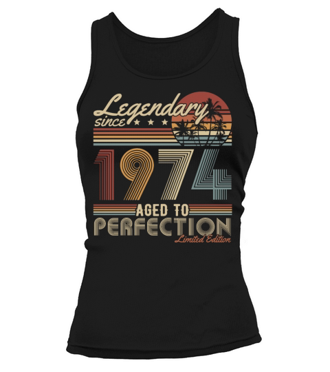 Legendary since 1974 Vintage Retro 50th birthday Tank top Woman