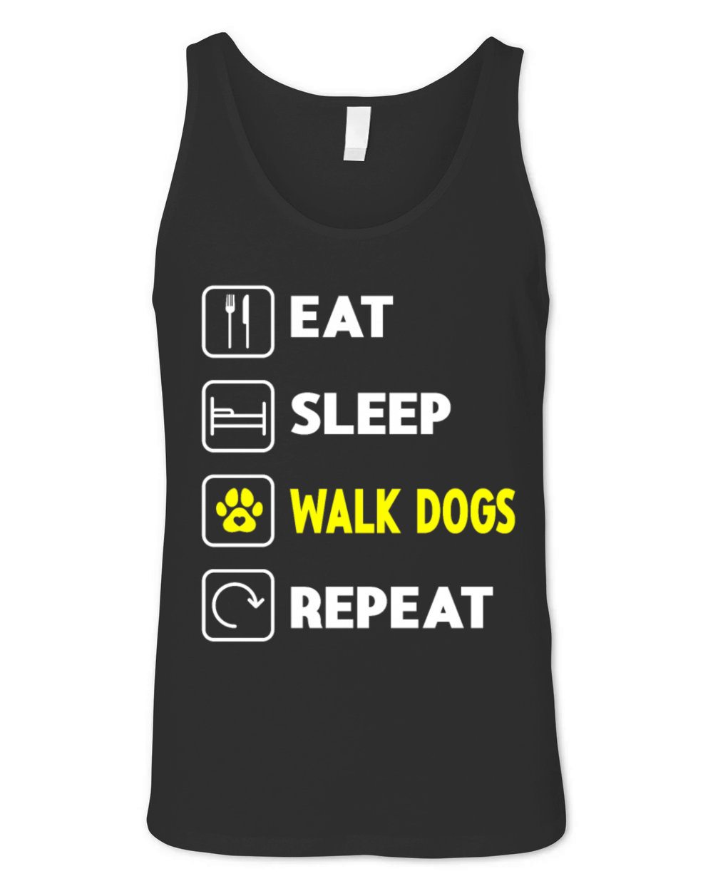 Dog Walker Professional Pet Sitter Dog Walking Unisex Jersey Tank