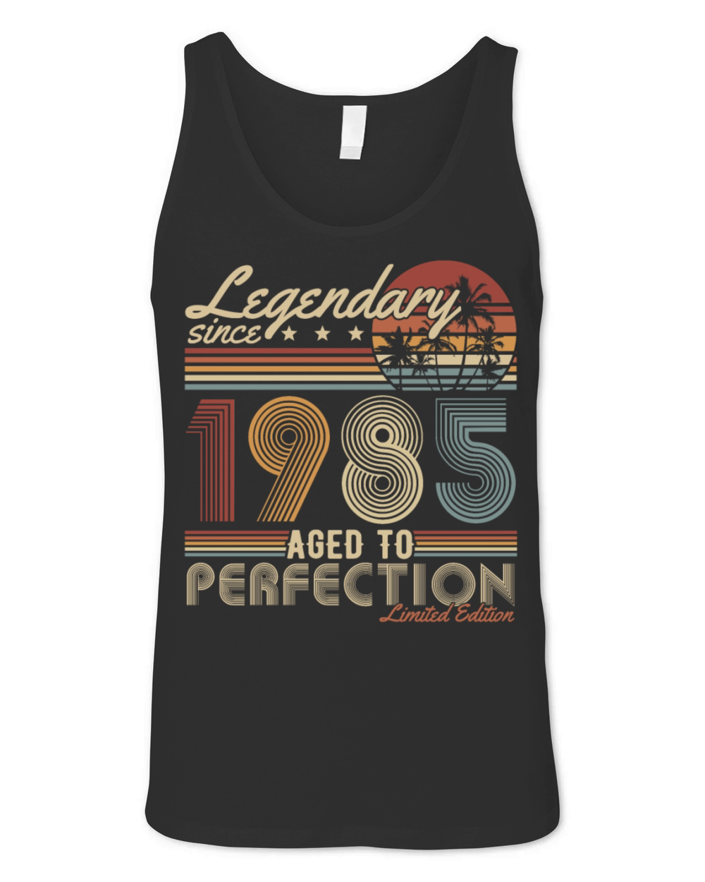 Legendary since 1985 Vintage Retro 40th Birthday Unisex Jersey Tank