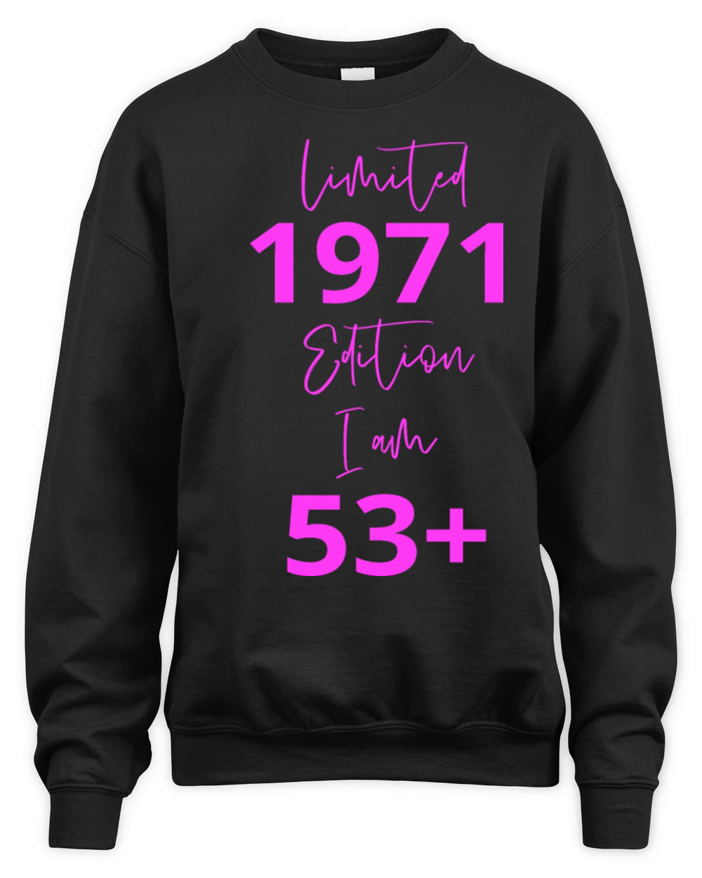 53th Birthday girl for Women Ladies old Unisex Premium Crewneck Sweatshirt