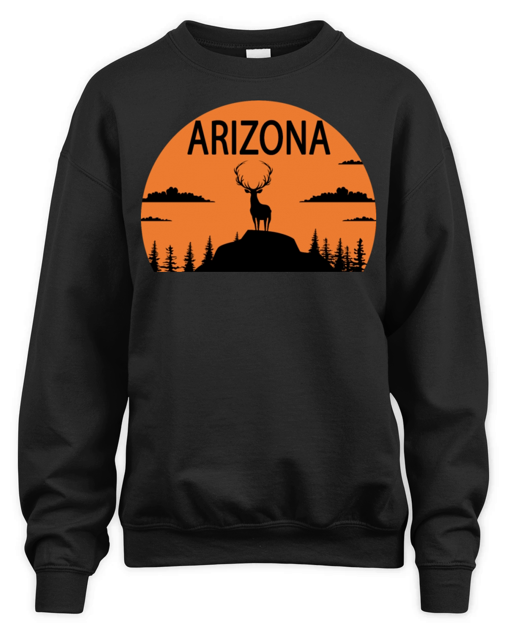 Arizona Tourist - Vintage Retro Cactus Gift Unisex Premium Crewneck Sweatshirt