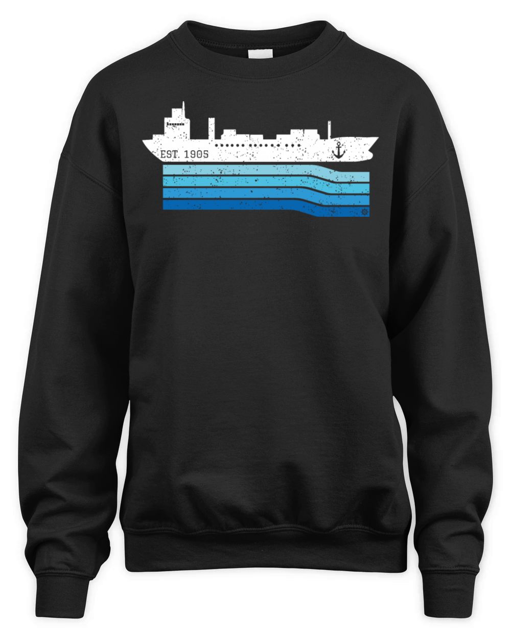 Cargo Ship Est 1905 Vintage Unisex Premium Crewneck Sweatshirt