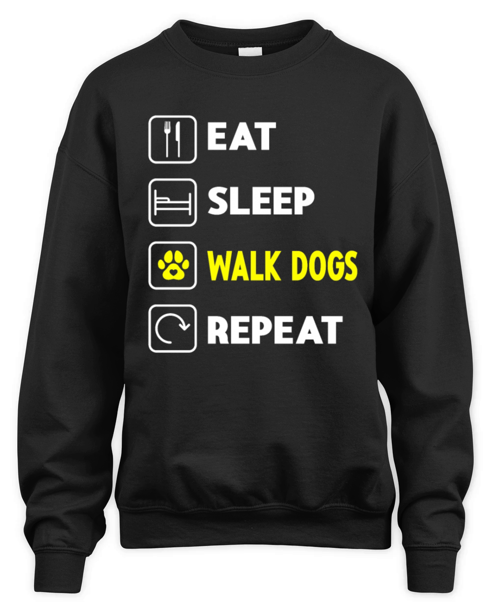 Dog Walker Professional Pet Sitter Dog Walking Unisex Premium Crewneck Sweatshirt