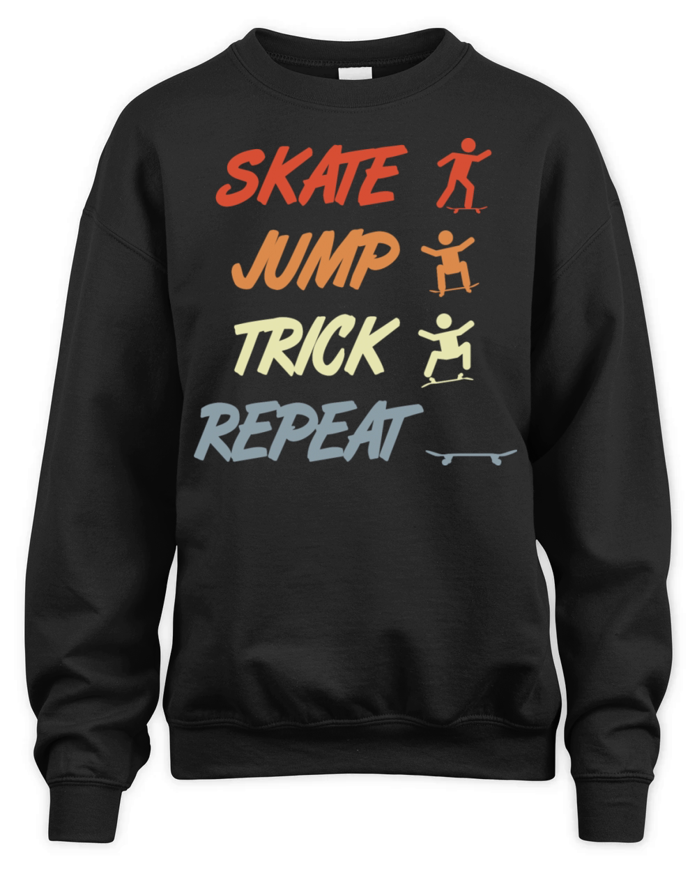 Vintage Skateboarding Saying Unisex Premium Crewneck Sweatshirt