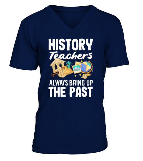 Funny Teacher Gift V-Neck T-shirt