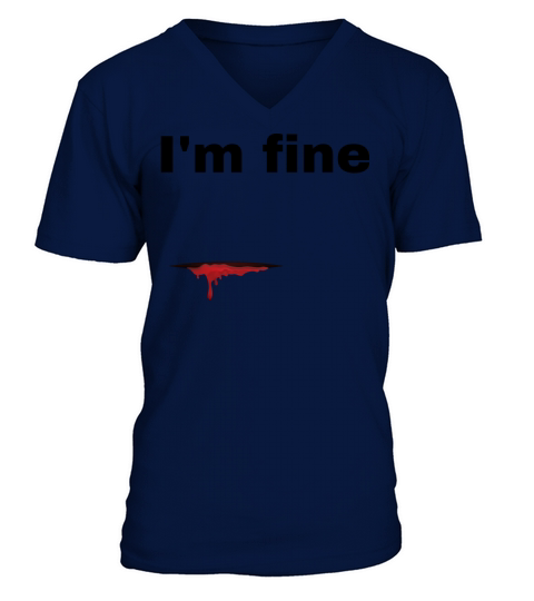 Im fine V-Neck T-shirt