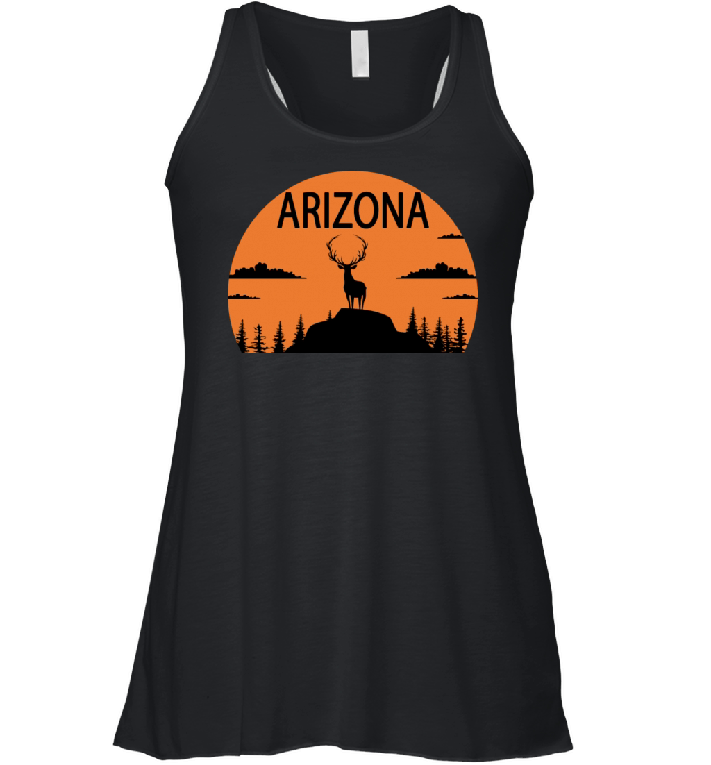 Arizona Tourist - Vintage Retro Cactus Gift Women's Flowy Tank Top