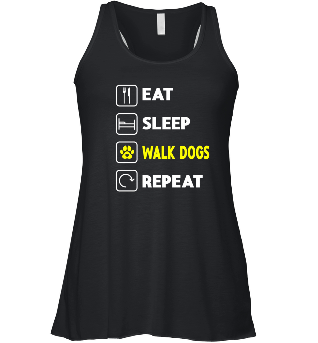Dog Walker Professional Pet Sitter Dog Walking Women's Flowy Tank Top