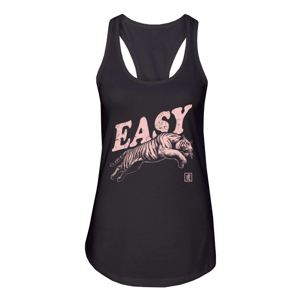 Vintage Tiger Throwback Design For Men Women Kids Women's Racerback Tank