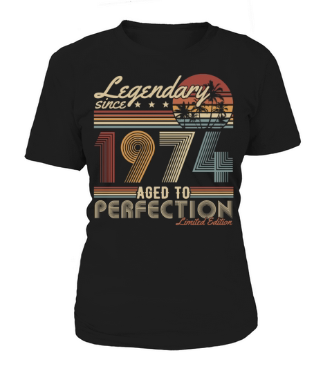 Legendary since 1974 Vintage Retro 50th birthday Women's T-Shirt