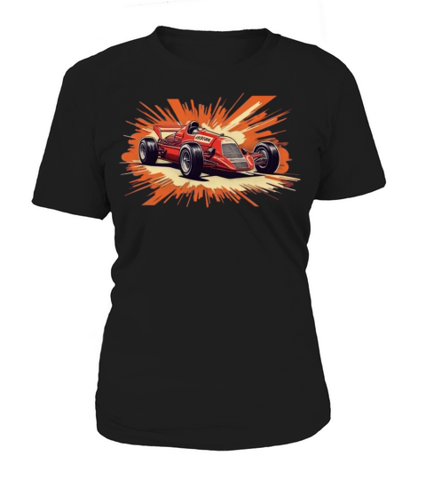 Retro Comic Style Formula One - Racing Nostalgia Women's T-Shirt