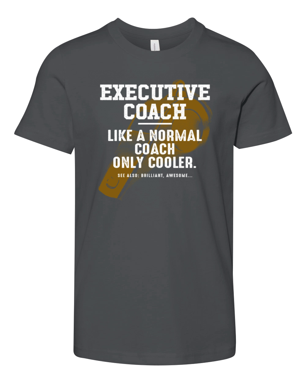 Executive Coach Like a Normal Coach Leader Funny M Youth Unisex Jersey Tee