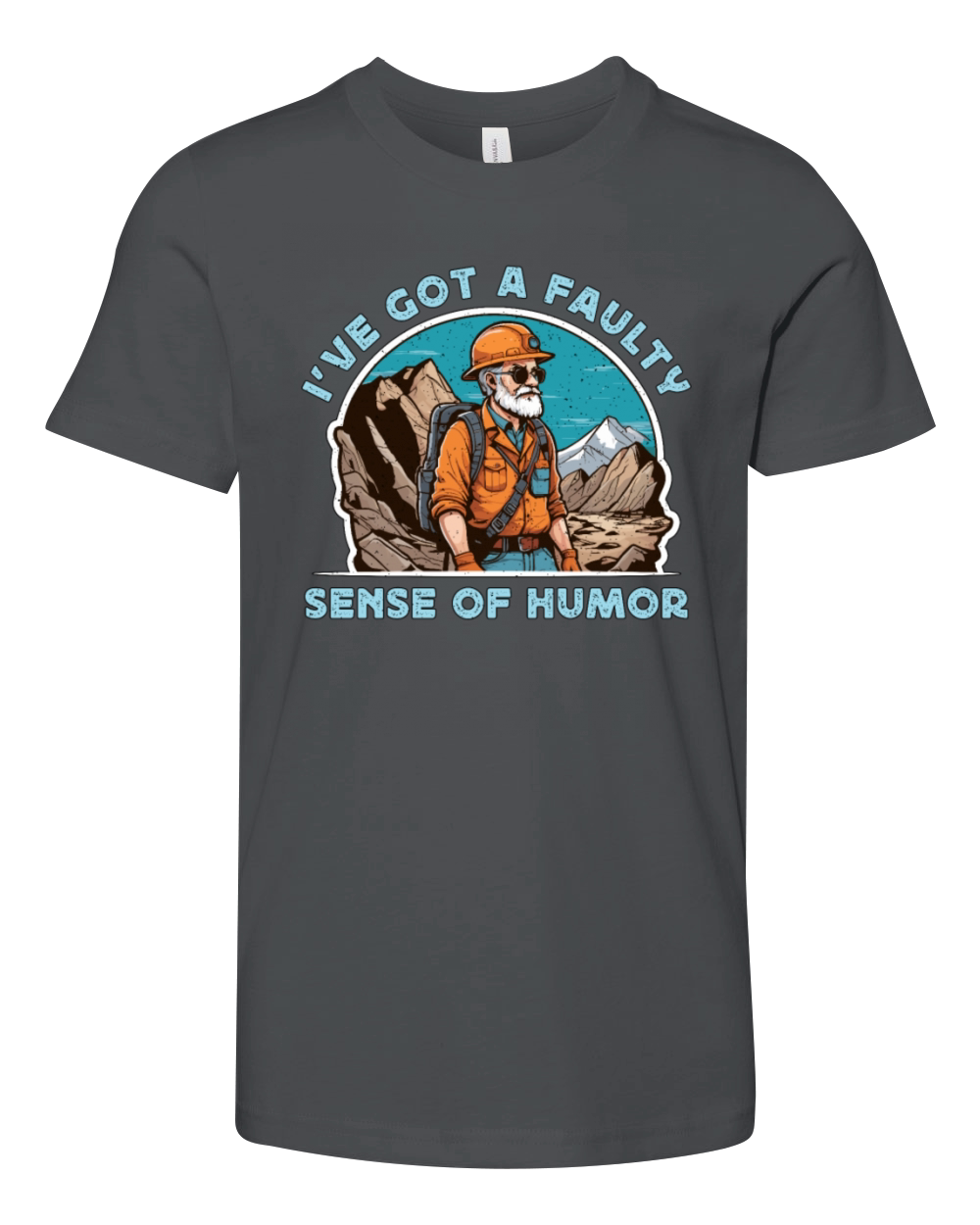 Geologist Ive Got A Faulty Sense Of Geoscientist Youth Unisex Jersey Tee
