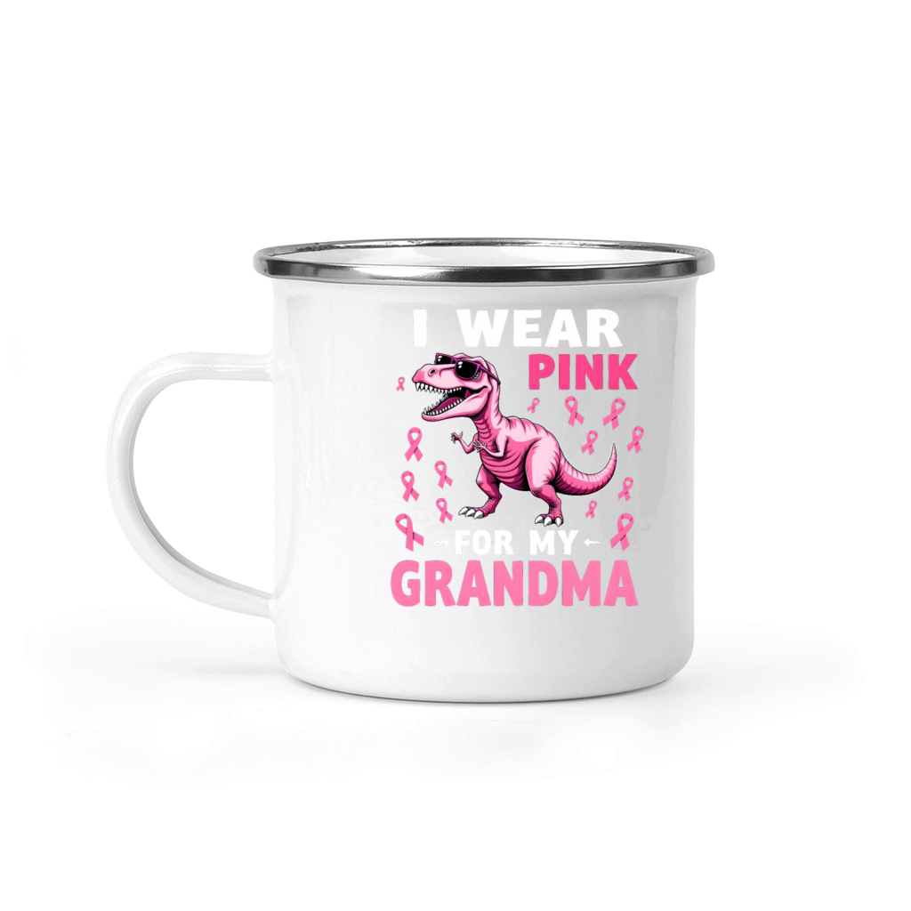 Breast Cancer Pink Awareness Design Camping Mug