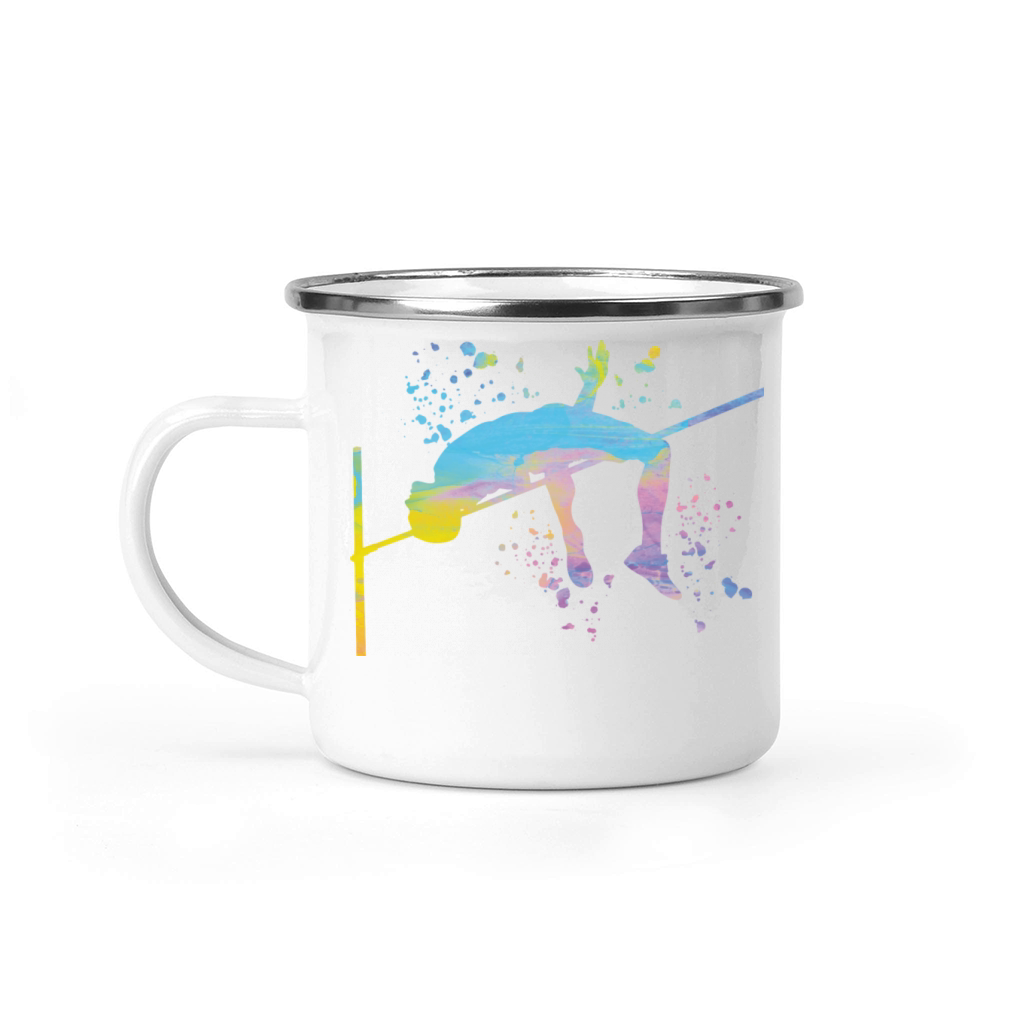 High Jumper High Jumping High Jump Camping Mug