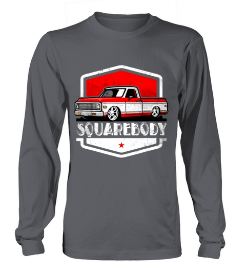 Retro Squarebody Pickup truck Lowered Automobiles Long sleeved Unisex