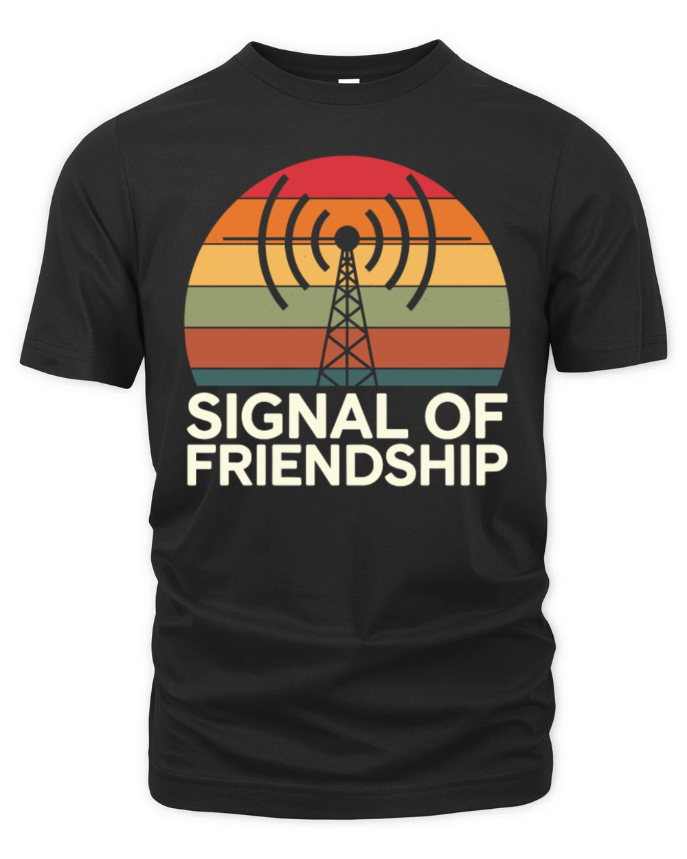 Signal Of Friendship Amateur Radio Operator Ham Organic Unisex T-shirt