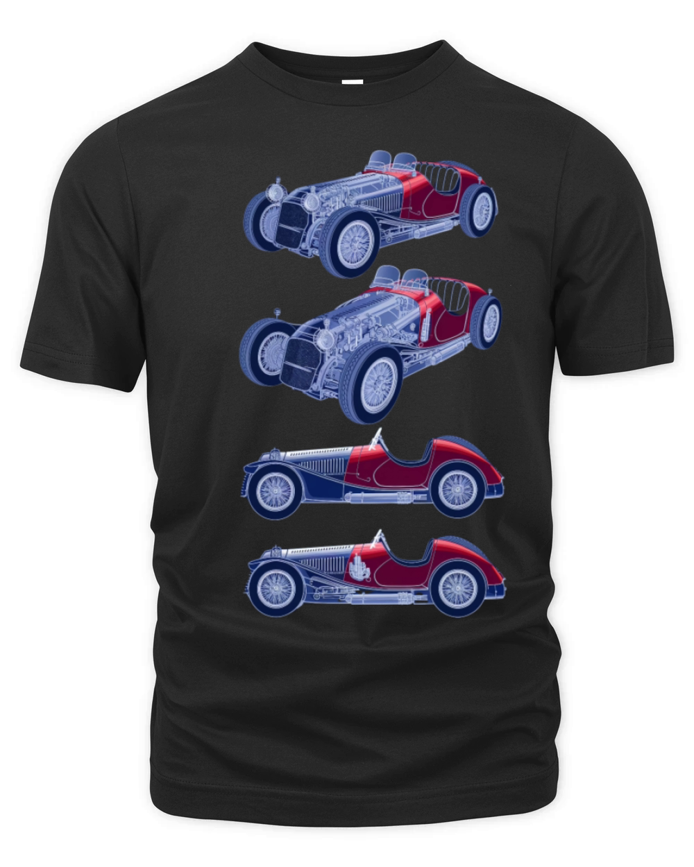 Vintage Sports Car Patent Organic Unisex T-shirt