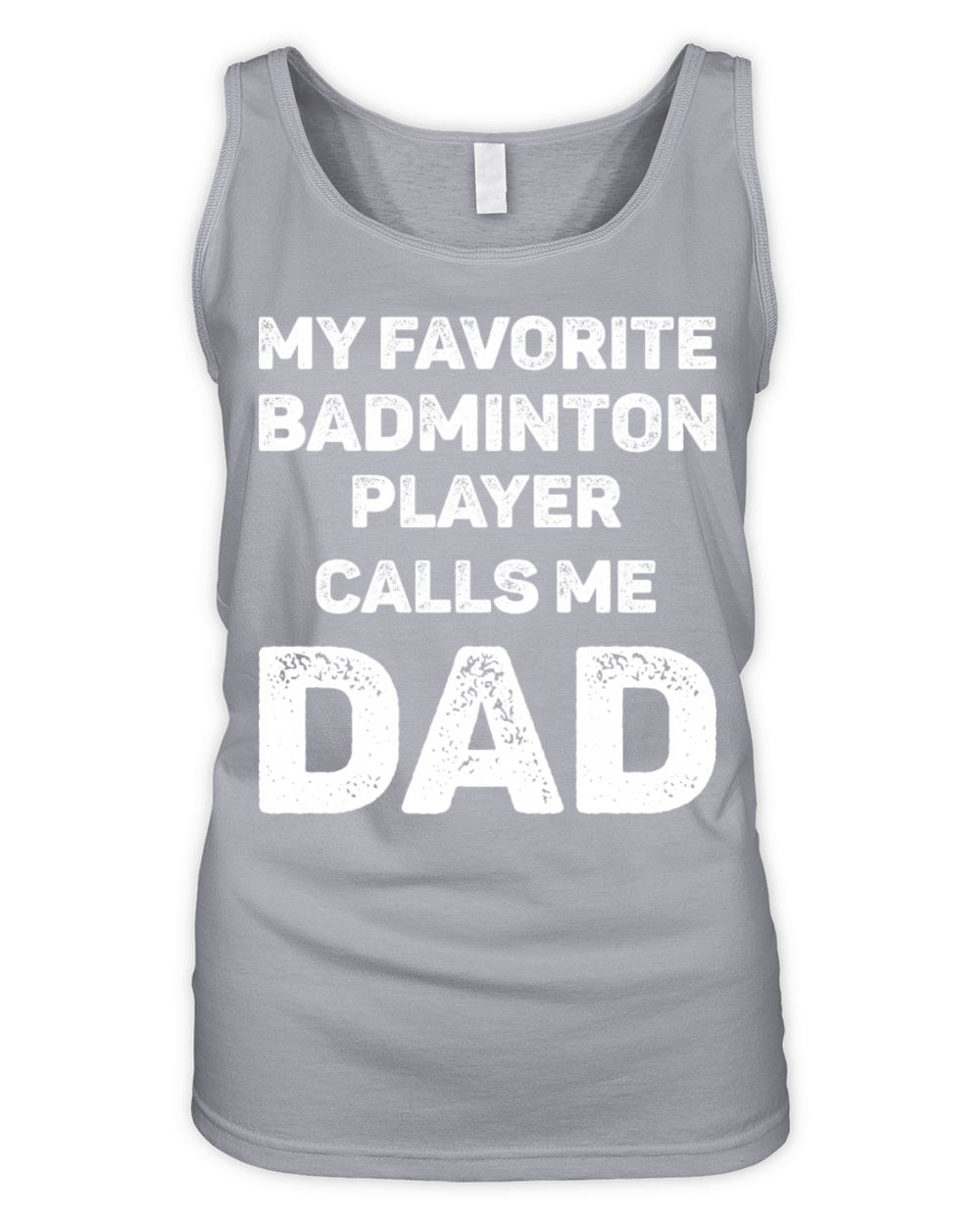 Favorite Badminton Player Calls Me Dad Organic Women's Tank Top
