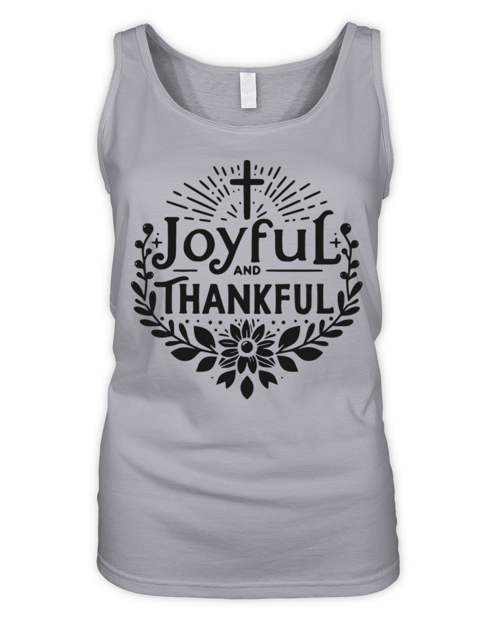 Joyful and Thankful Organic Women's Tank Top